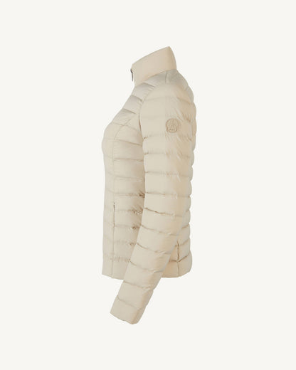 Doudoune stretch légère Beige Maia
