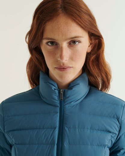 Doudoune stretch légère Bleu jeans Maia