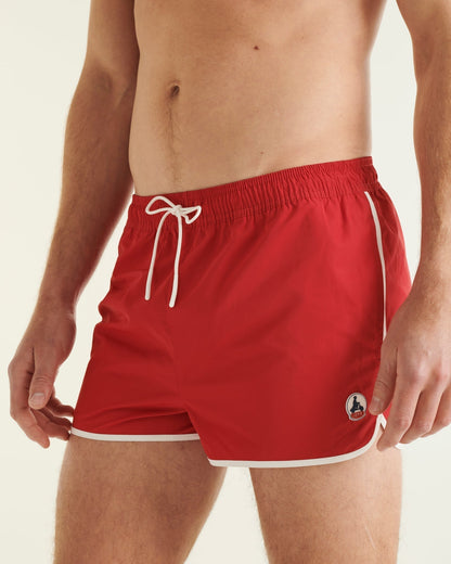 Maillot de bain esprit marathon Rouge Malibu