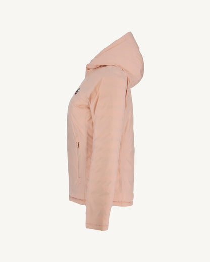 Doudoune réversible Rose pale/Aubergine Vienne