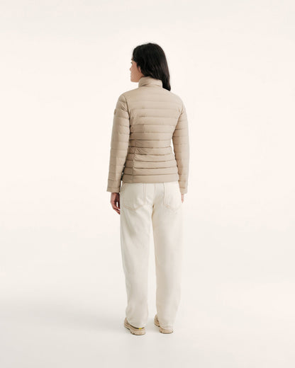 Doudoune stretch légère Beige Maia