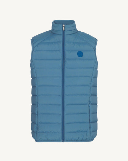 Doudoune sans manches stretch Bleu jeans Arafo