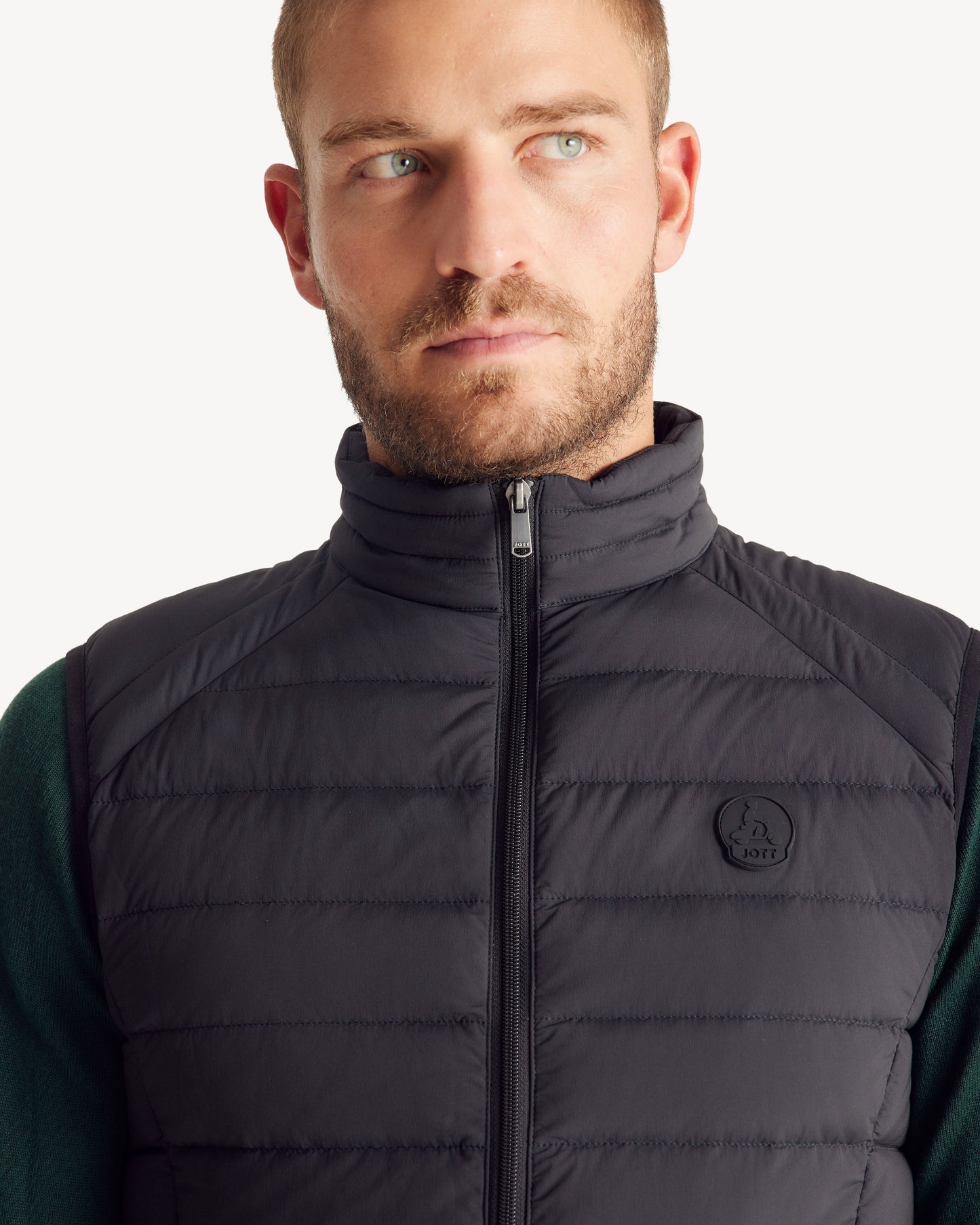 Doudoune sans manches stretch Noir Arafo