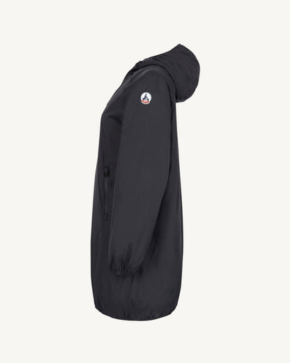 Imperméable long doublé polaire Noir Glendale Polar