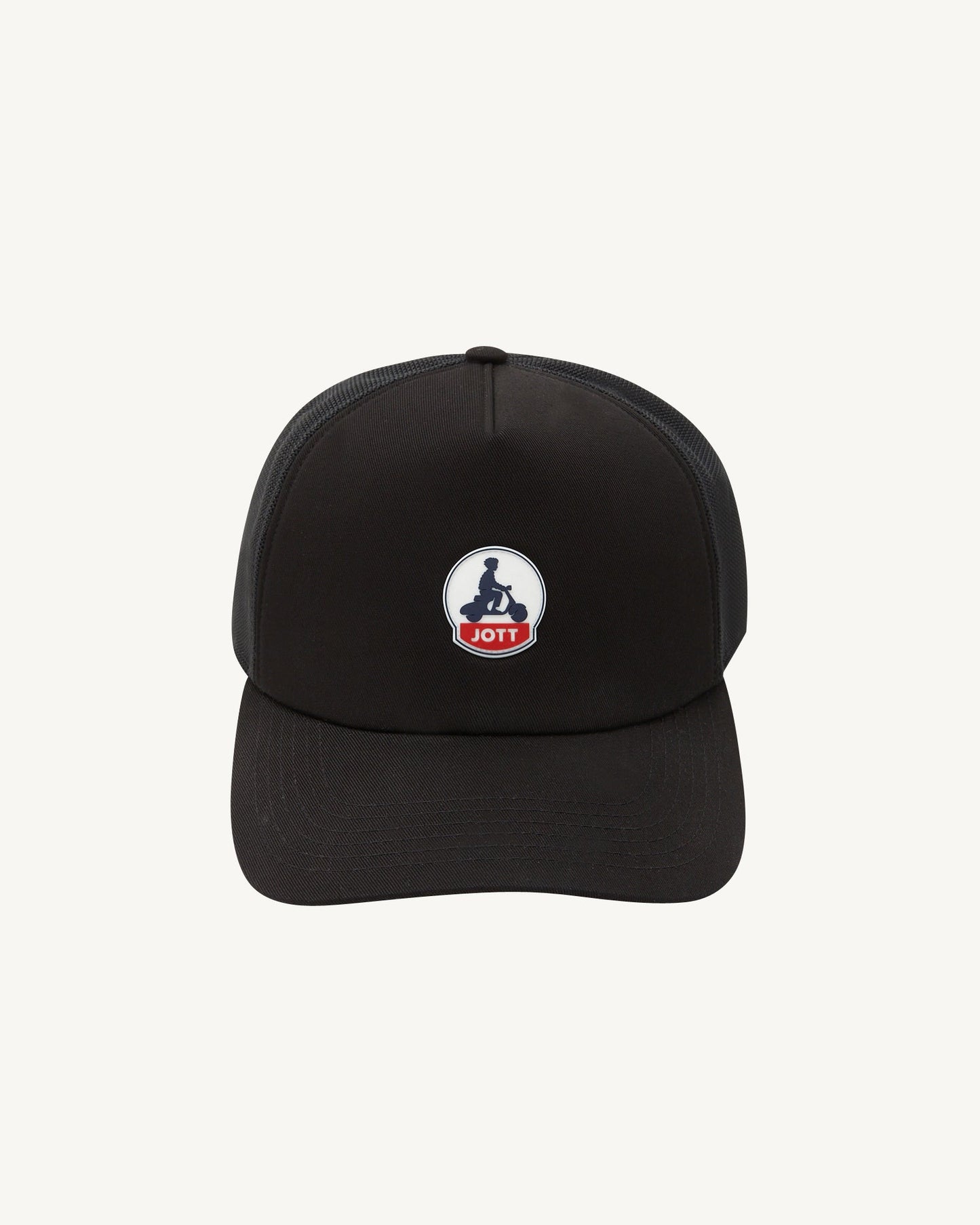 Casquette bicolore à filet Noir Sail