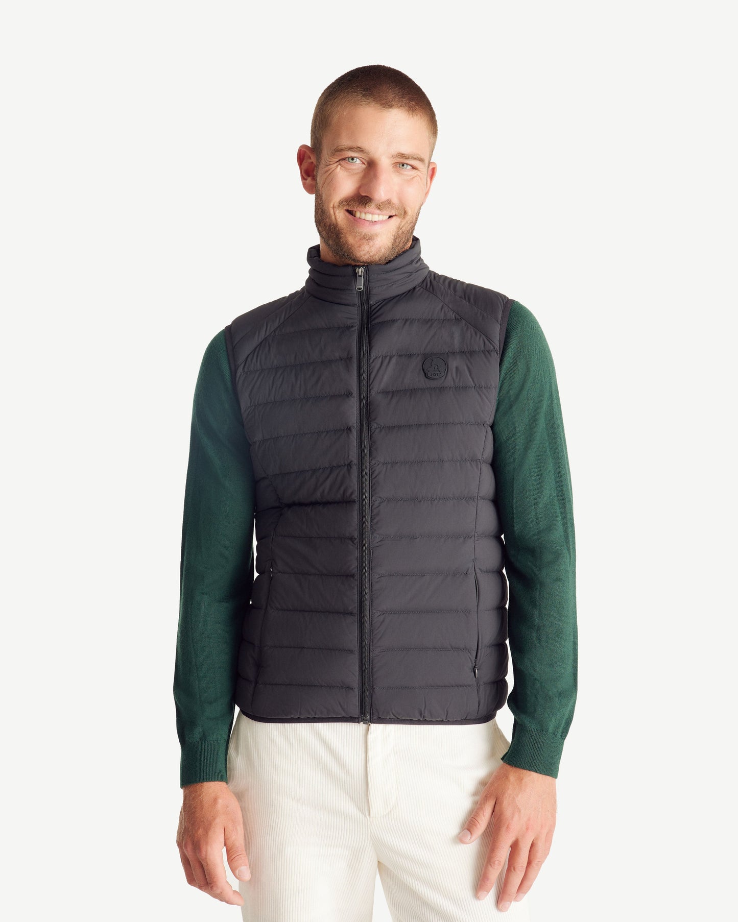 Doudoune sans manches stretch Noir Arafo