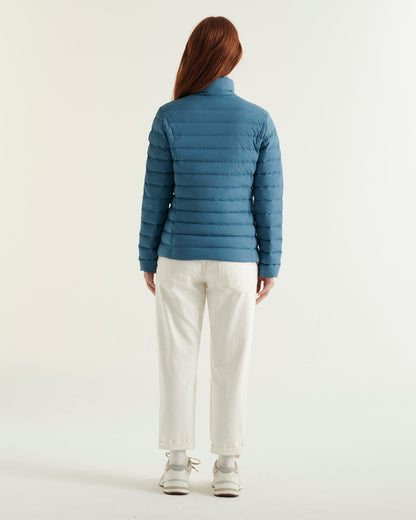 Doudoune stretch légère Bleu jeans Maia