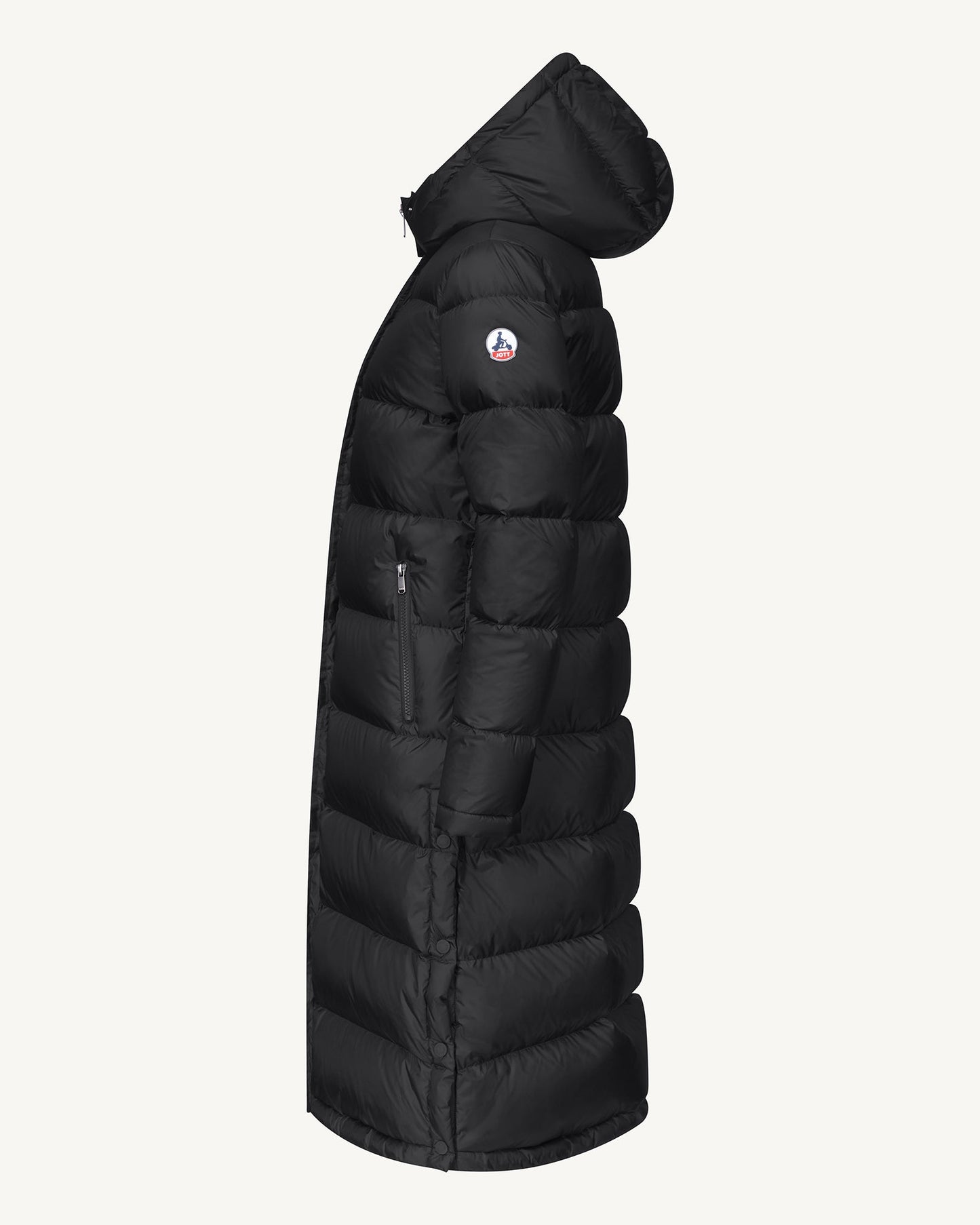 Doudoune longue à capuche Grand Froid Noir Karachi